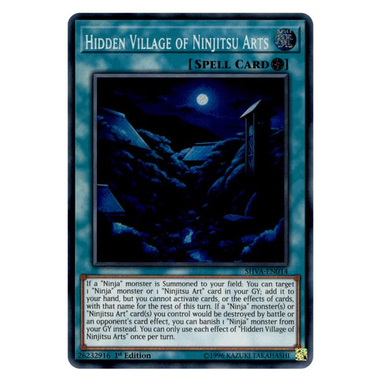 Yu-Gi-Oh! - Shadows in Valhalla - Hidden Village of Ninjitsu Arts (Secret Rare) SHVA-EN014