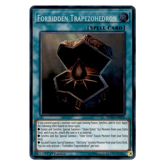 Yu-Gi-Oh! - Shadows in Valhalla - Forbidden Trapezohedron (Secret Rare) SHVA-EN019