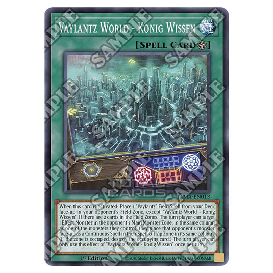 Yu-Gi-Oh! - Tactical Masters - Vaylantz World - Konig Wissen (Super Rare) TAMA-EN013