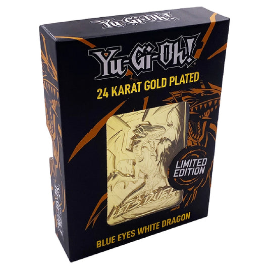 Yu-Gi-Oh! - Limited Edition Gold Metal Card - Blue-Eyes White Dragon