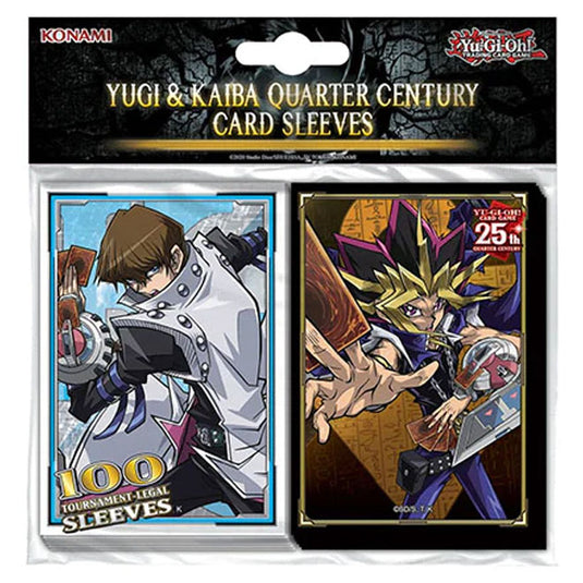 Yu-Gi-Oh! - Yugi & Kaiba - Quarter Century - Card Sleeves (100 Sleeves)