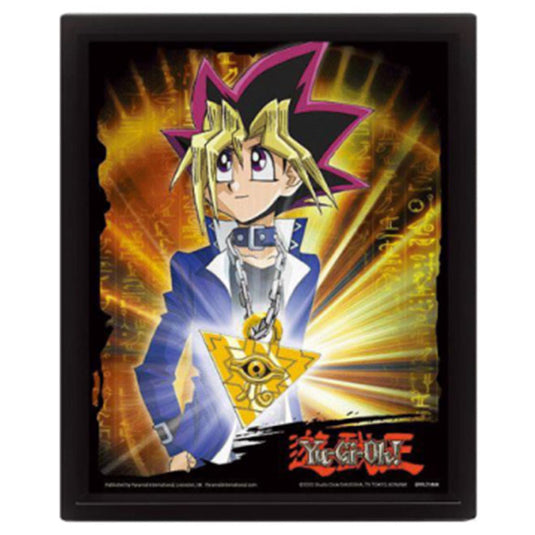Yu-Gi-Oh - Millennium Puzzle - Framed