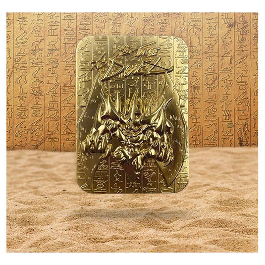 Yu-Gi-Oh! Limited Edition 24K Gold Metal God Card Obelisk the Tormentor