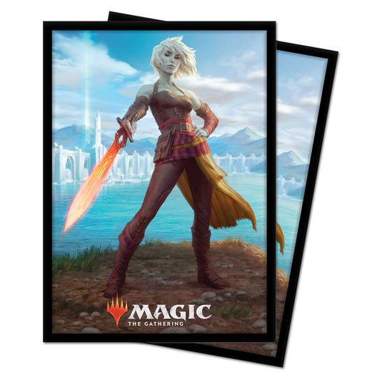 Ultra Pro - Standard Deck Protectors - Magic The Gathering Zendikar Rising - Nahiri, Heir of the Ancients (100 Sleeves)
