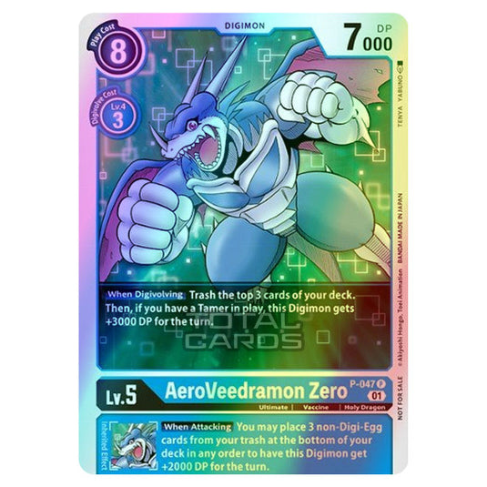 Digimon Card Game - NEXT ADVENTURE (BT07) - Foil AeroVeedramon Zero - P-047