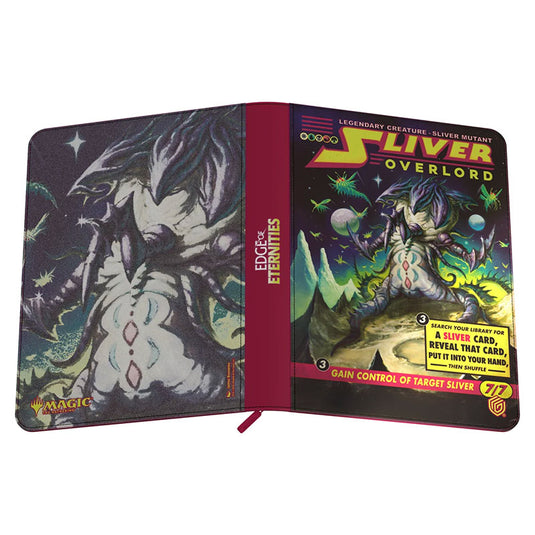 Ultimate Guard - Zipfolio XenoSkin 360 - 18-Pocket - Magic The Gathering - Edge of Eternities - Sliver Overlord
