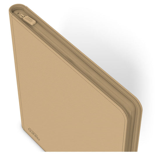 Ultimate Guard - QUADROW Zipfolio 480 - 24-Pocket XenoSkin - Sand