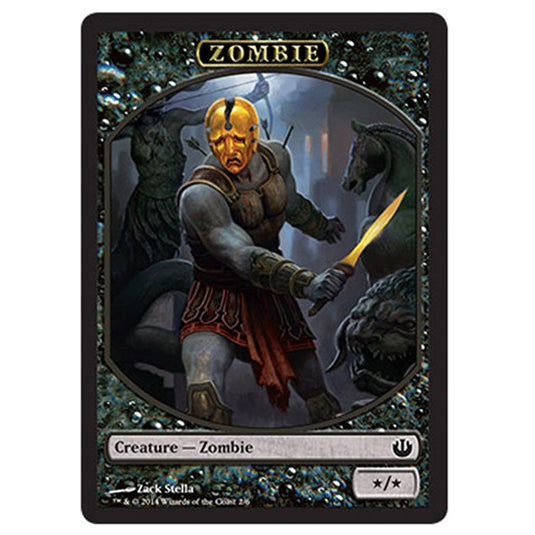 Magic the Gathering - Journey into Nyx - 02/06 Zombie Token