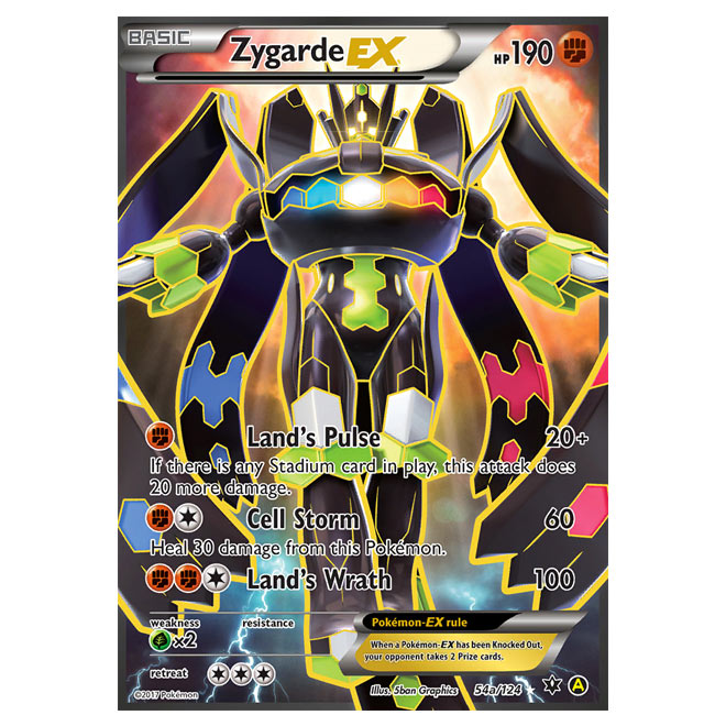 Pokemon - Fates Collide - Zygarde EX - 54a/124 (Promo) Pokemon - Fates Collide - Zygarde EX - 54a/124 (Promo)
