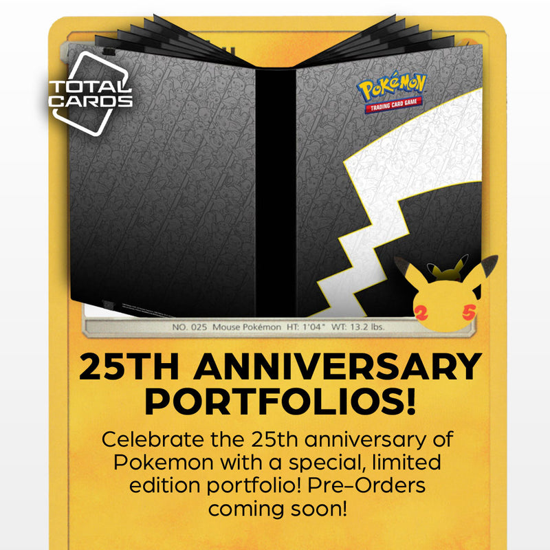 Ultra Pro Pokemon 25th Anniversary Binders coming soon!