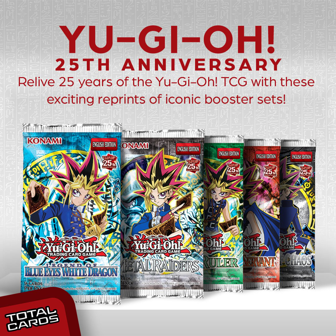 Relive the early days of Yu-Gi-Oh with 25th anniversary reprints!