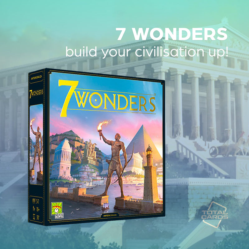 Develop a great civilisation in 7 Wonders!