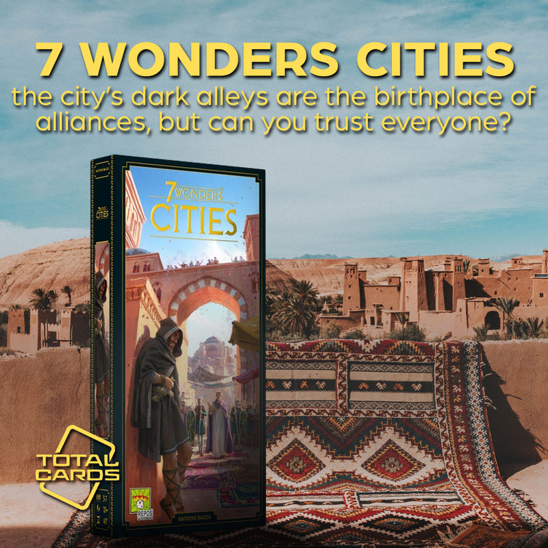 Take your game of 7 Wonders to the next level with the Cities expansion!