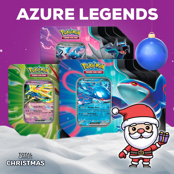 Pokemon TCG reveals Azure Legends Tins for 2025!