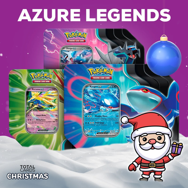 Pokemon TCG reveals Azure Legends Tins for 2025!