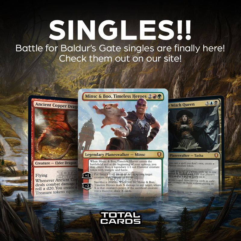 Single cards now available from Battle for Baldur's Gate!