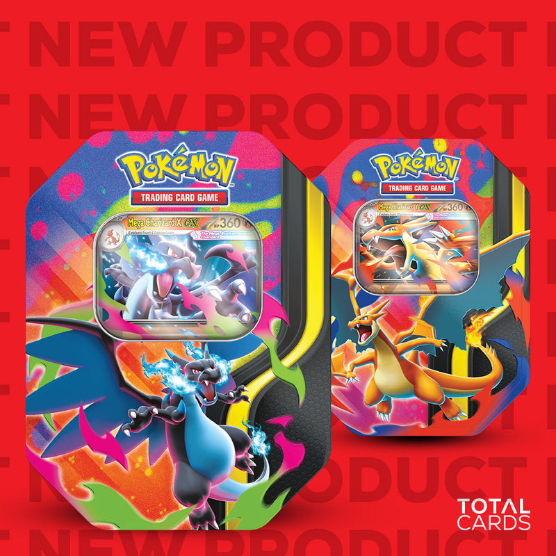 New Pokemon Mega Charizard X & Y Tins Revealed!!! New Pokemon Mega Charizard X & Y Tins Revealed!!!