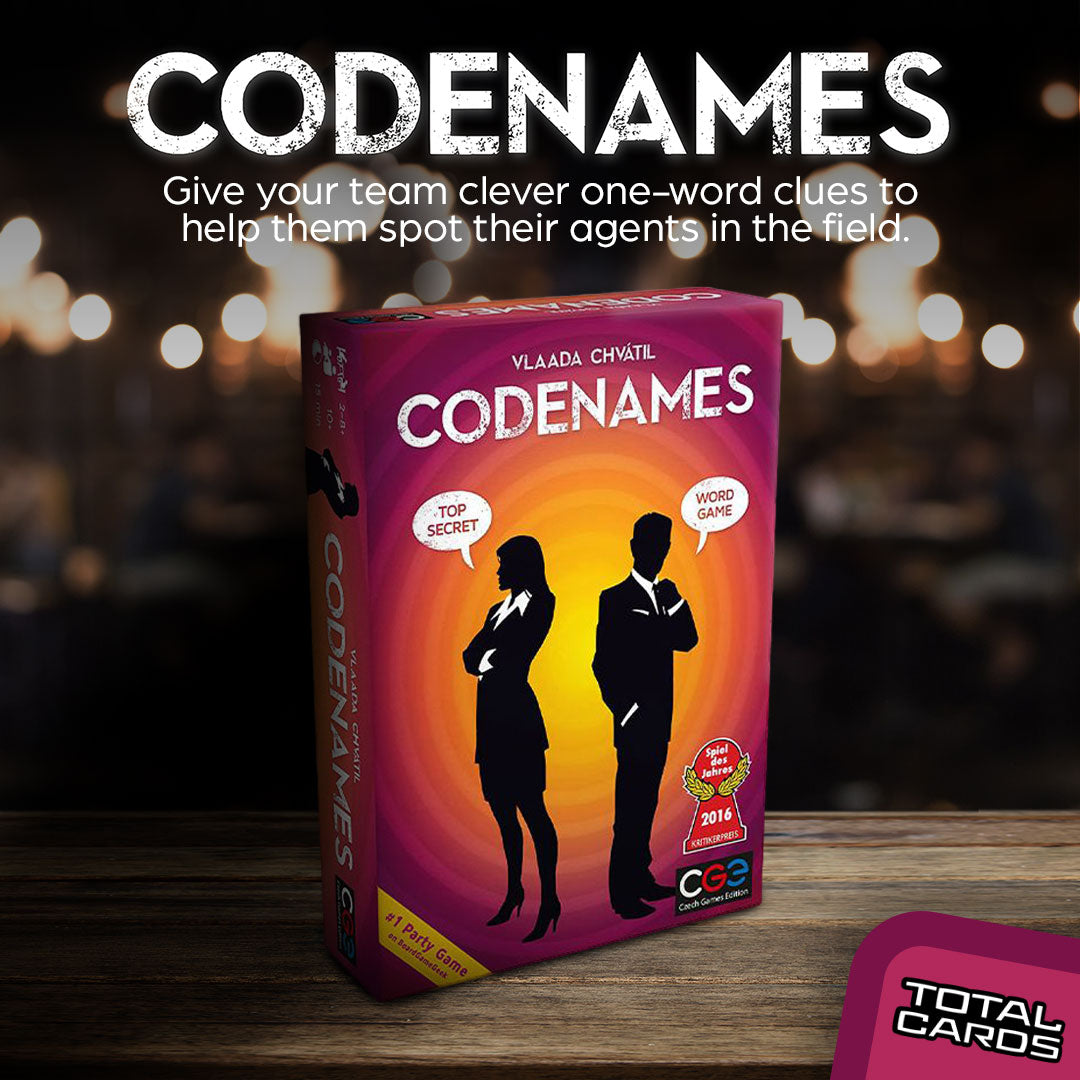 Code Names Addect Pic Work to crack the secret code in Codenames!