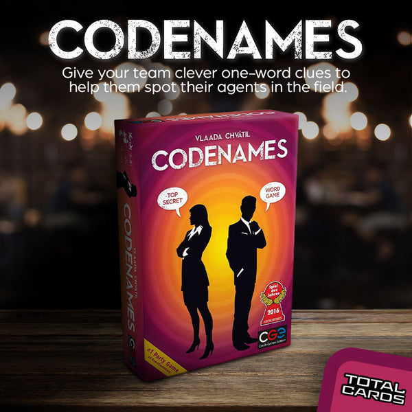 Work to crack the secret code in Codenames!