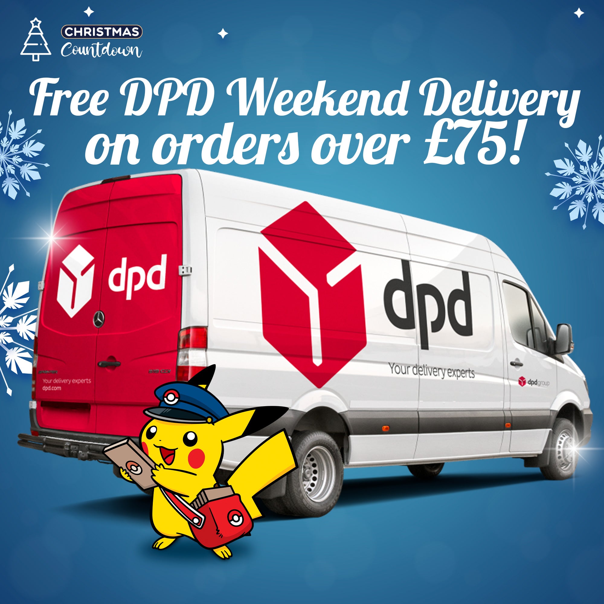 FREE DPD DELIVERY - Christmas Countdown 2023 - Day 22