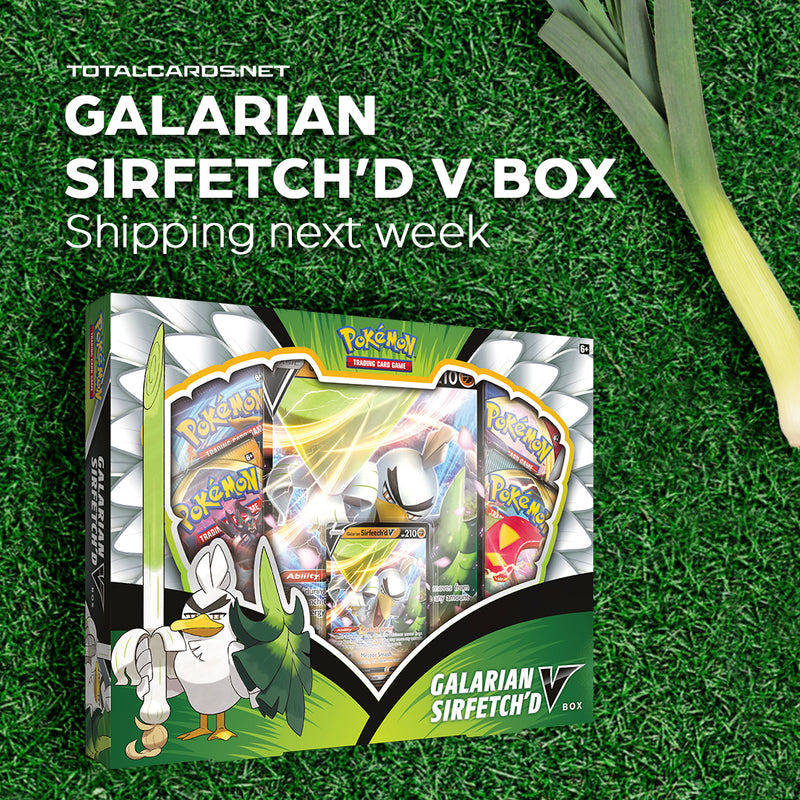 Pokemon - Galarian Sirfetch'd V Box Releases this Friday!!