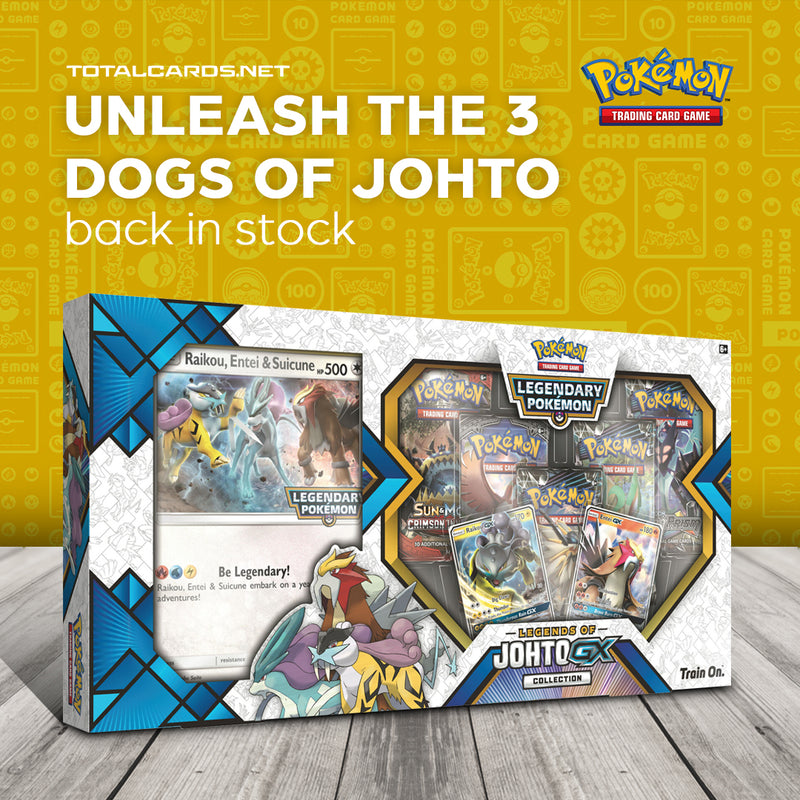 Pokemon Legends of Johto GX Collection is Back in Stock