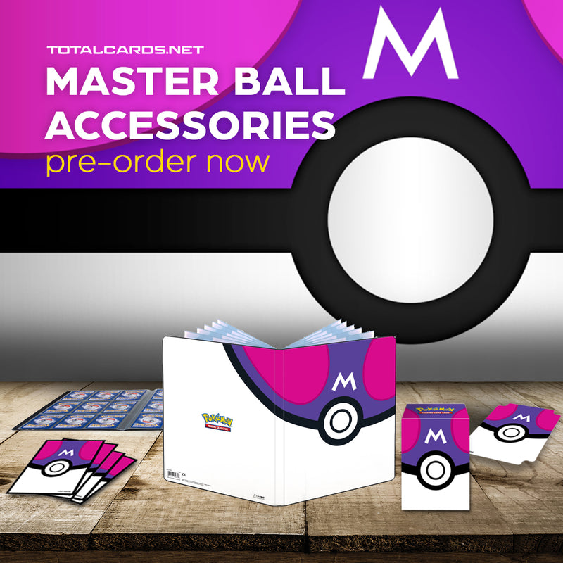 Protect your cards with Master Ball accessories!