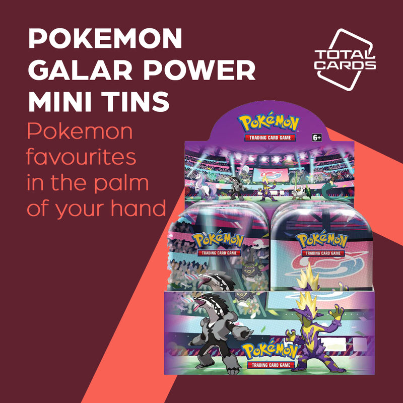 Pokemon Galar Power Mini Tins are Available Now