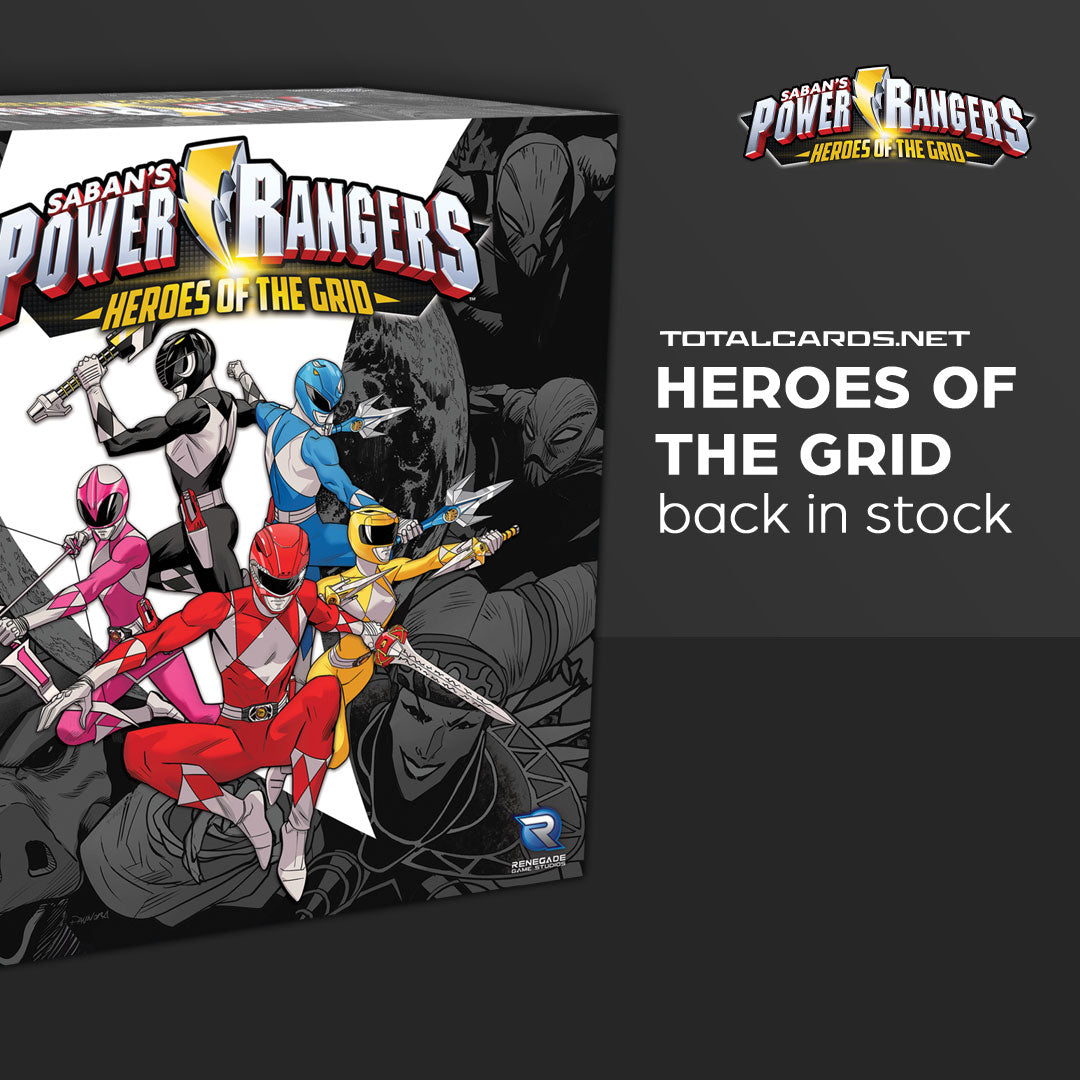 Power Rangers - Heroes Of The Grid Is Back In Stock!