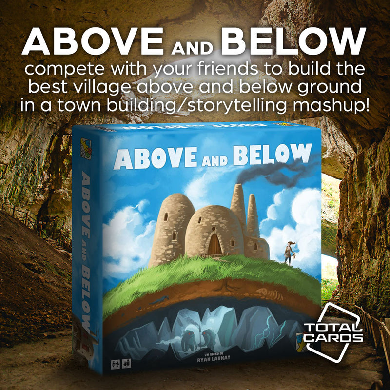 Explore deep caves and develop a village in Above and Below!