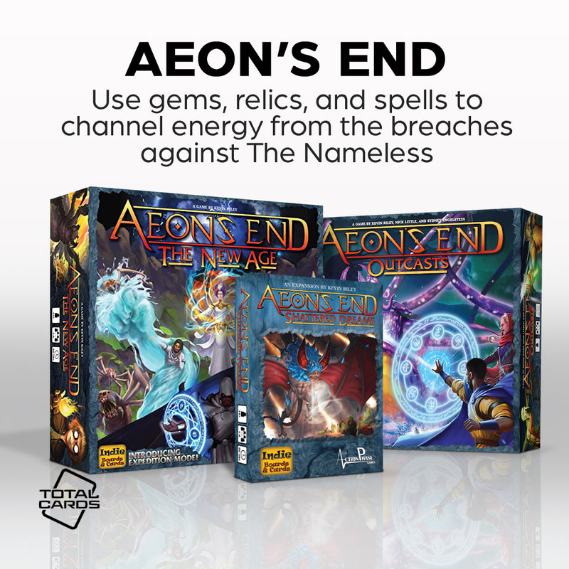 Explore deckbuidling in Gravehold with Aeons End!