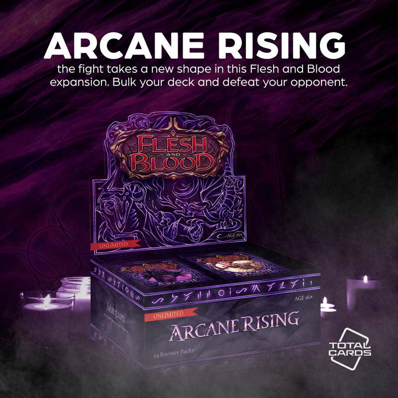 Harness the power of magic with Arcane Rising from Flesh & Blood!