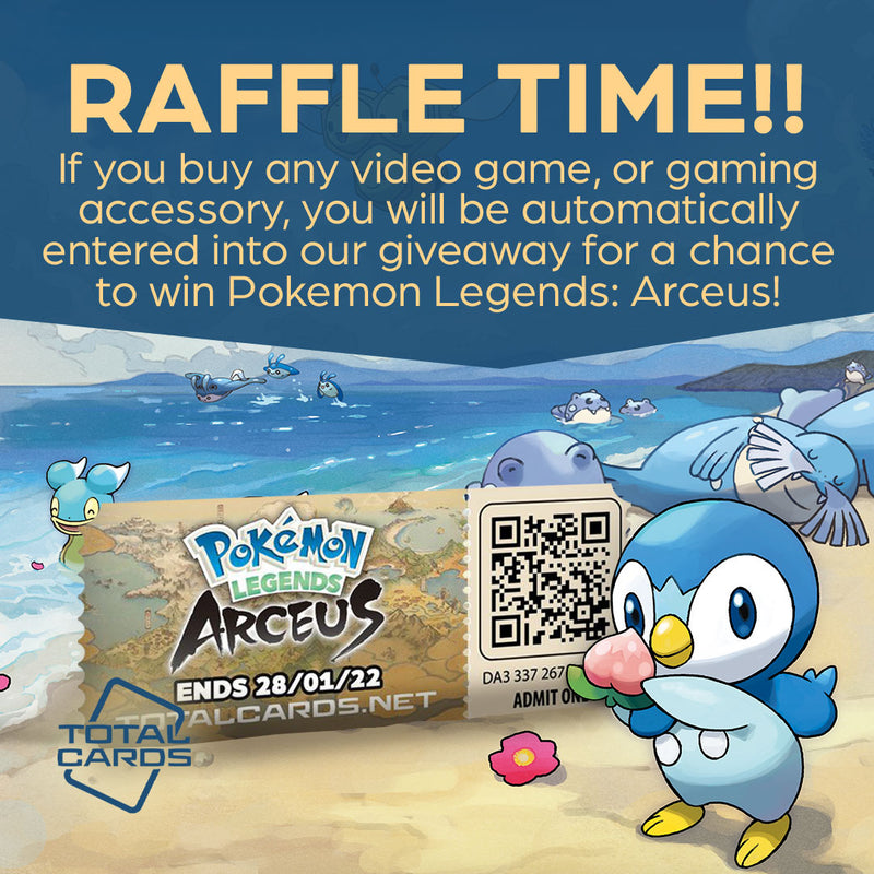 Enter our awesome Pokemon Legends - Arceus Raffle!