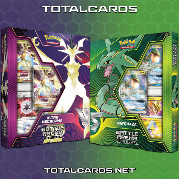 Pokemon Battle Arena Deck Ultra-Necrozma & Rayquaza Product Images Revealed!!!