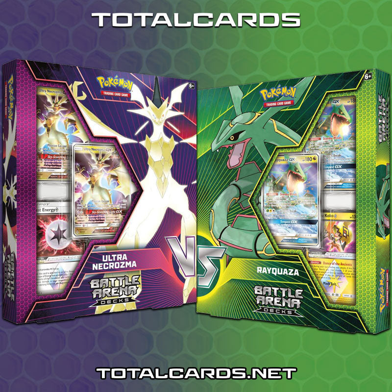 Pokemon Battle Arena Deck Ultra-Necrozma & Rayquaza Product Images Revealed!!!