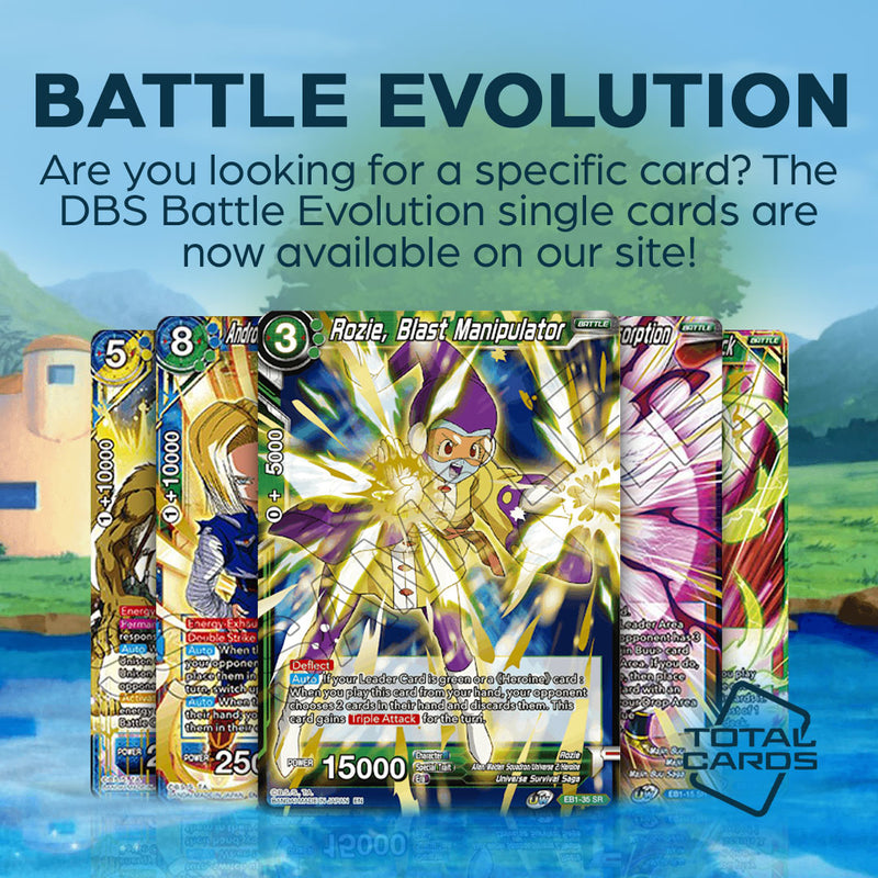 Single Cards now available for Dragon Ball Super - Battle Evolution!