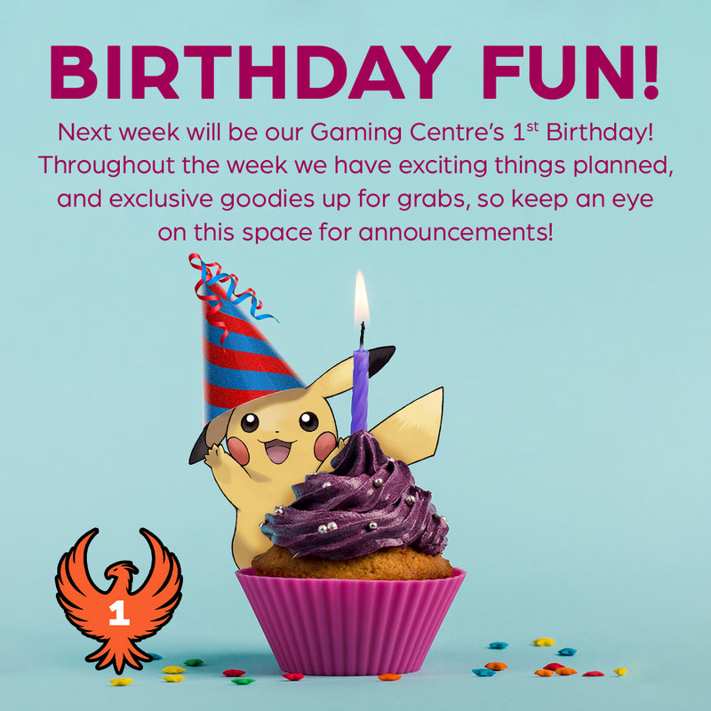 Gaming Centre 1st Birthday Celebrations!