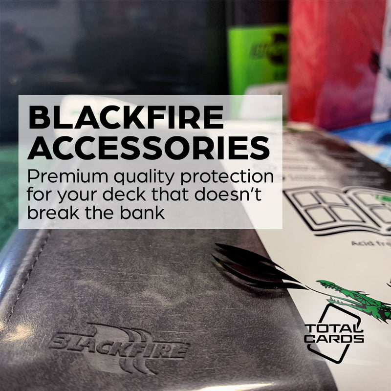 Protect your cards with the cost effective Blackfire binders!
