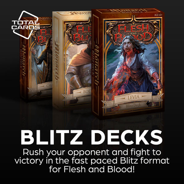 Grab a Blitz Deck for Flesh & Blood!