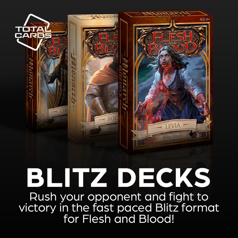 Grab a Blitz Deck for Flesh & Blood!