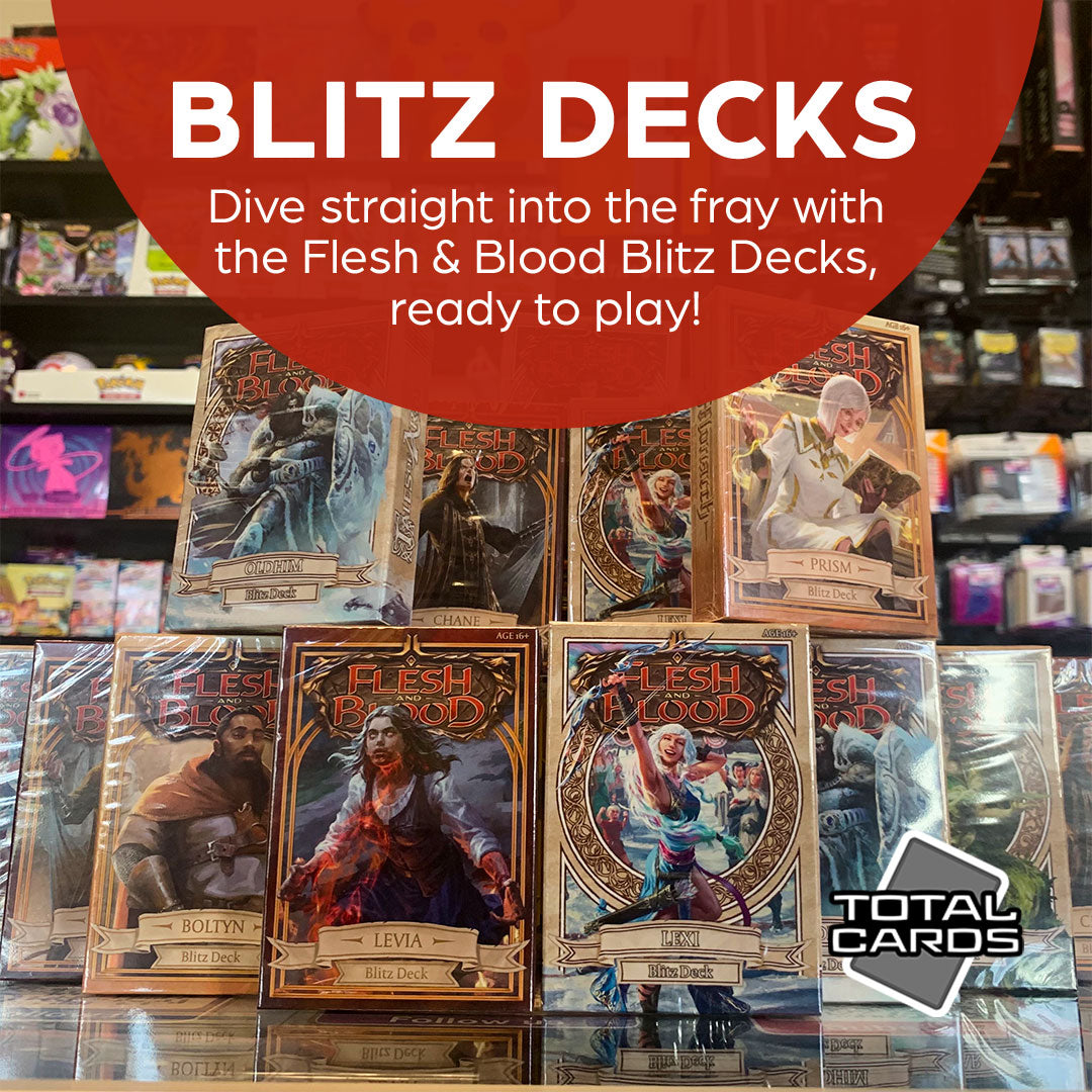 Play Flesh & Blood with a pre-con Blitz Deck!