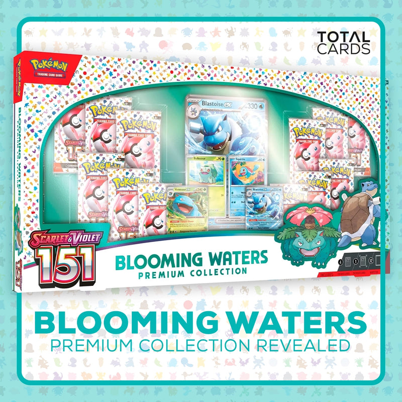 Pokemon 151 Blooming Waters Premium Collection releasing in February 2 Pokemon 151 Blooming Waters Premium Collection releasing in February 2