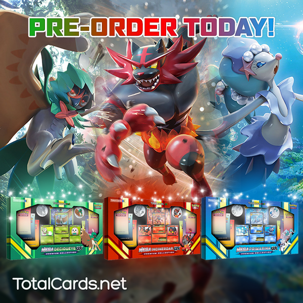 Decidueye-GX, Incineroar-GX, & Primarina-GX Premium Collections Revealed