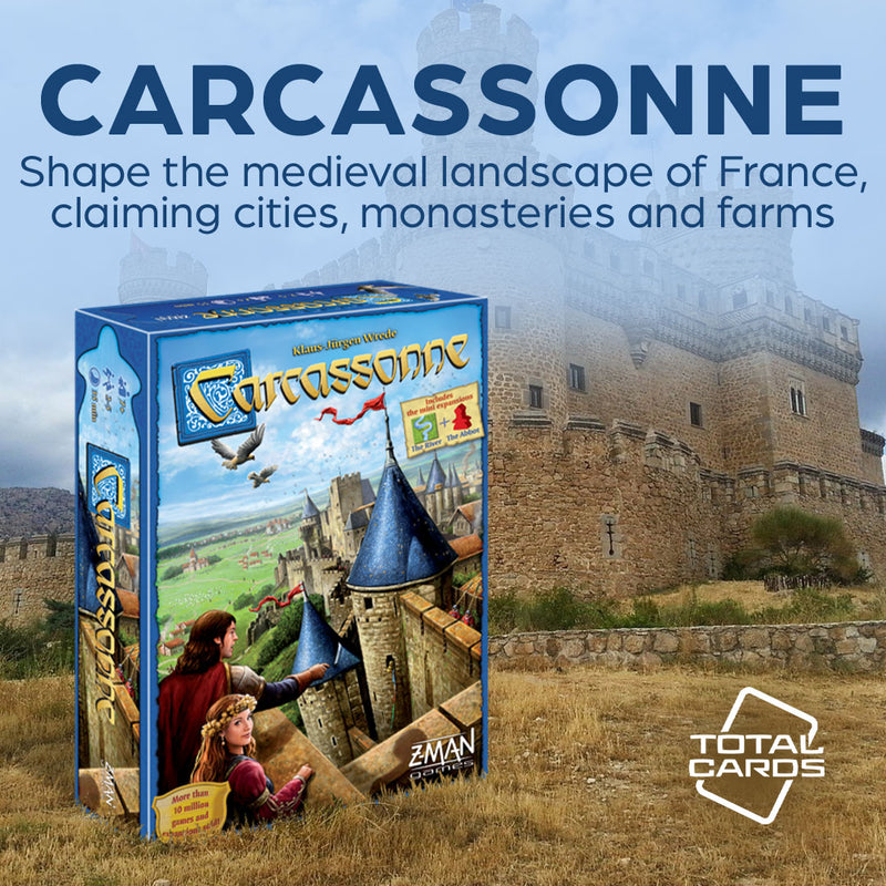 Experience the elegant worker placement of Carcassonne!