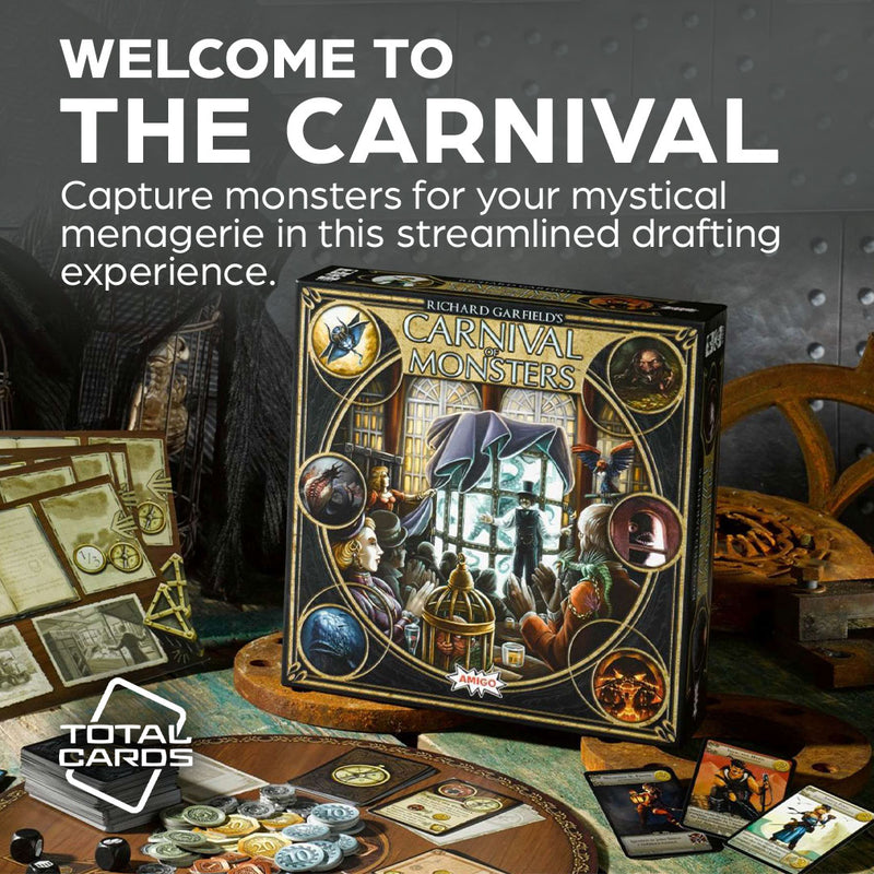 Experience a new game from Richard Garfield with Carnival Of Monsters!