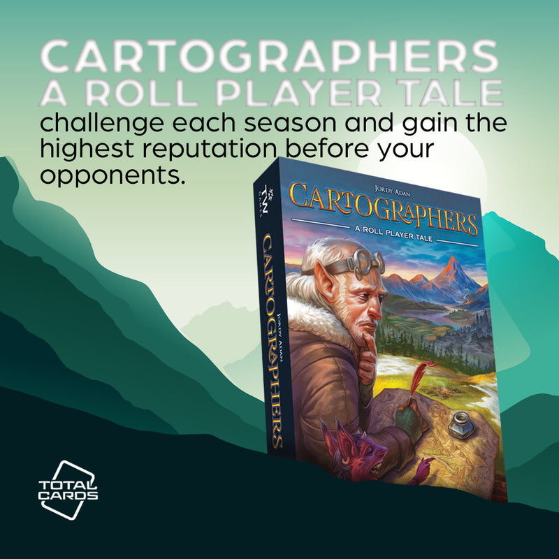 Increase your reputation with the game of Cartographers!