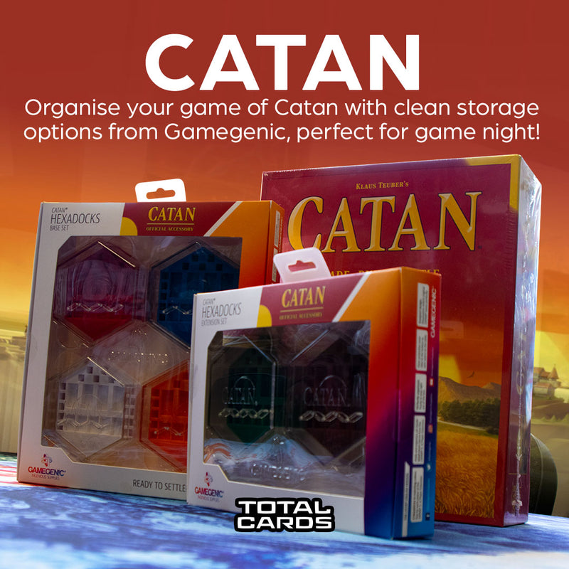 Improve your game of Catan with Gamegenic hexadocks!