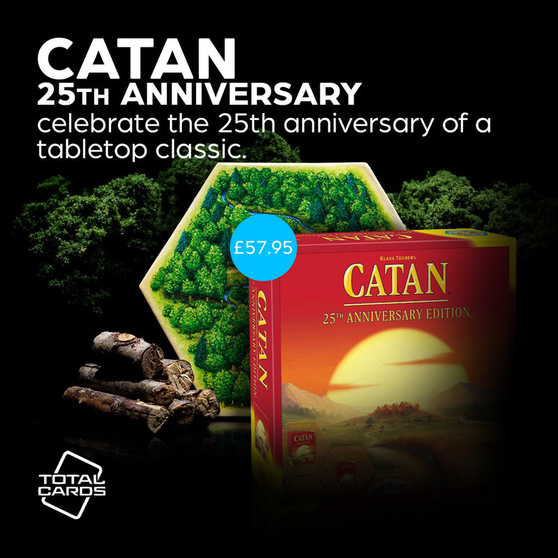 Celebrate 25 years of Catan with this awesome anniversary edition!