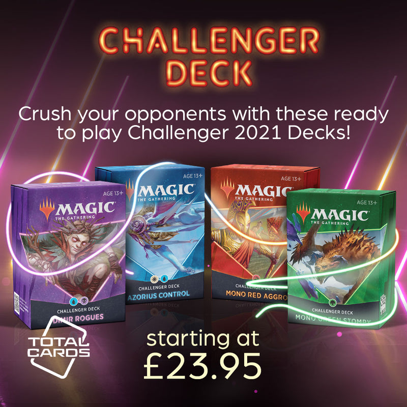 Play Friday Night Magic with these 2021 Challenger Decks!