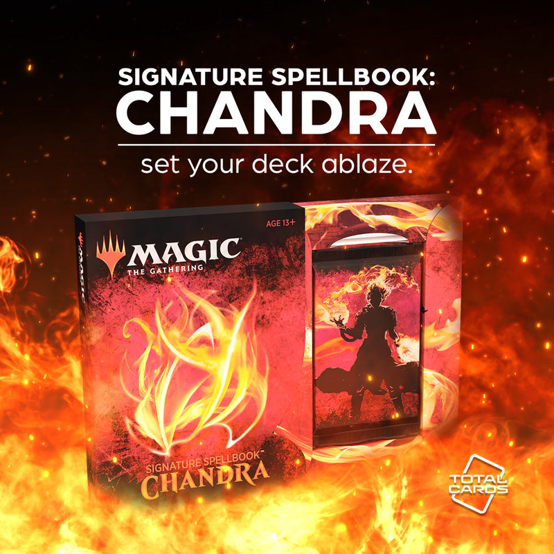 Heat up your game with Chandra's Signature Spellbook!